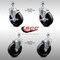 Service Caster 5 Inch SS Soft Rubber Wheel Swivel 12mm Threaded Stem Caster Brake SCC, 2PK SCC-SSTS20S514-SRS-M1215-2-TLB-2 - alternate 1